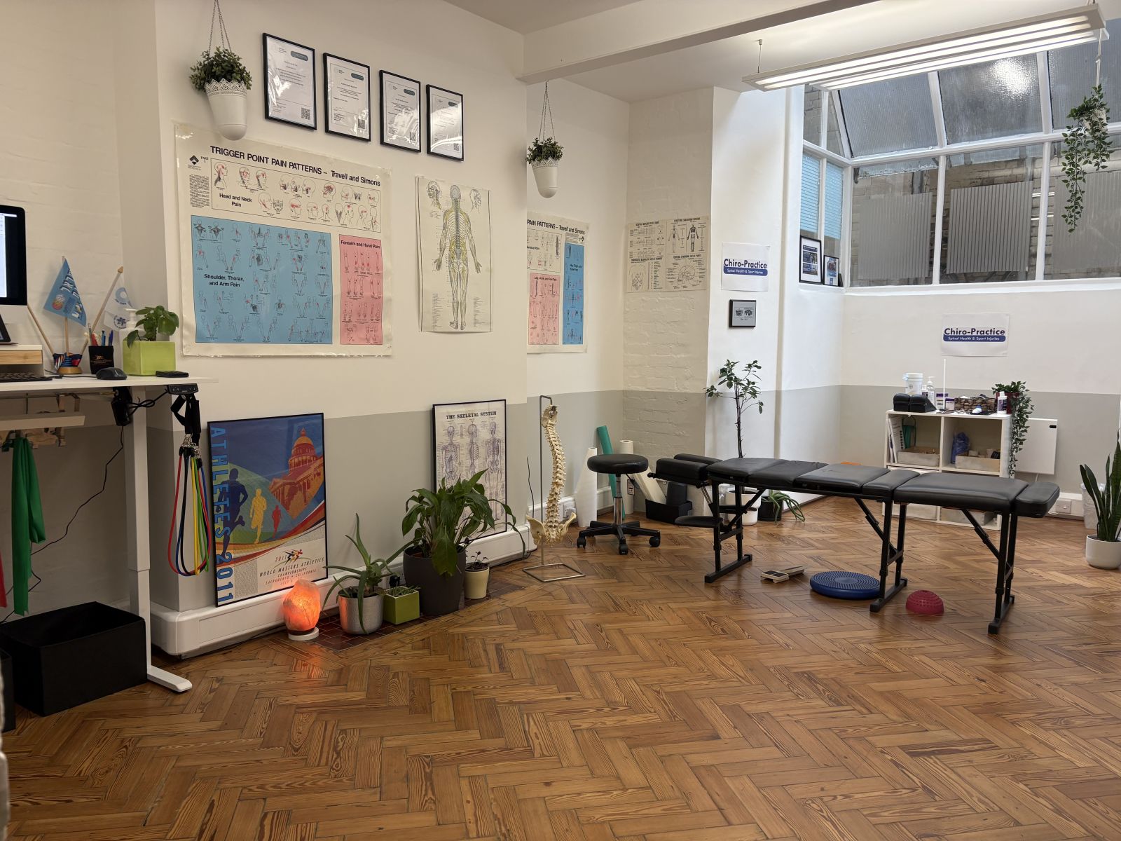 Treatment room at the City of London clinic, Finsbury Circus